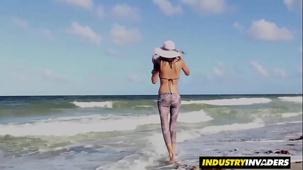 Wanna See me CUM on a Public Beach? Latina Sodia Vega for IndustryInvaders